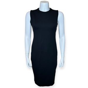 Spanx The Perfect Sheath Dress S Black Ponte Knit Sleeveless 20380R